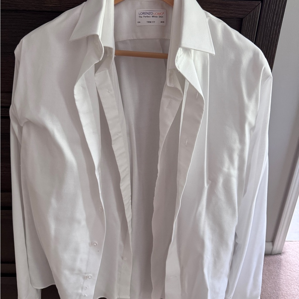 Lorenzo Uomo White Men's Shirt